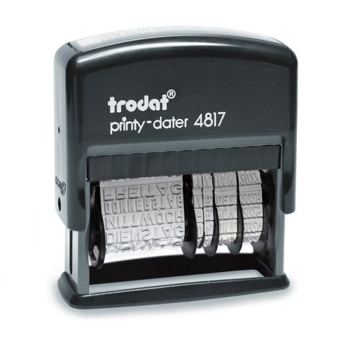 Trodat Printy 4817 WOCHENTAGE (Deutsch)